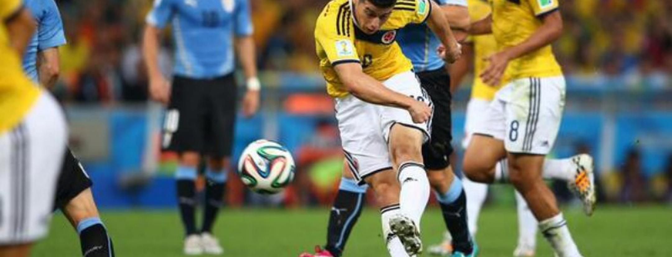 James Rodriguez volley vs Uruguay 