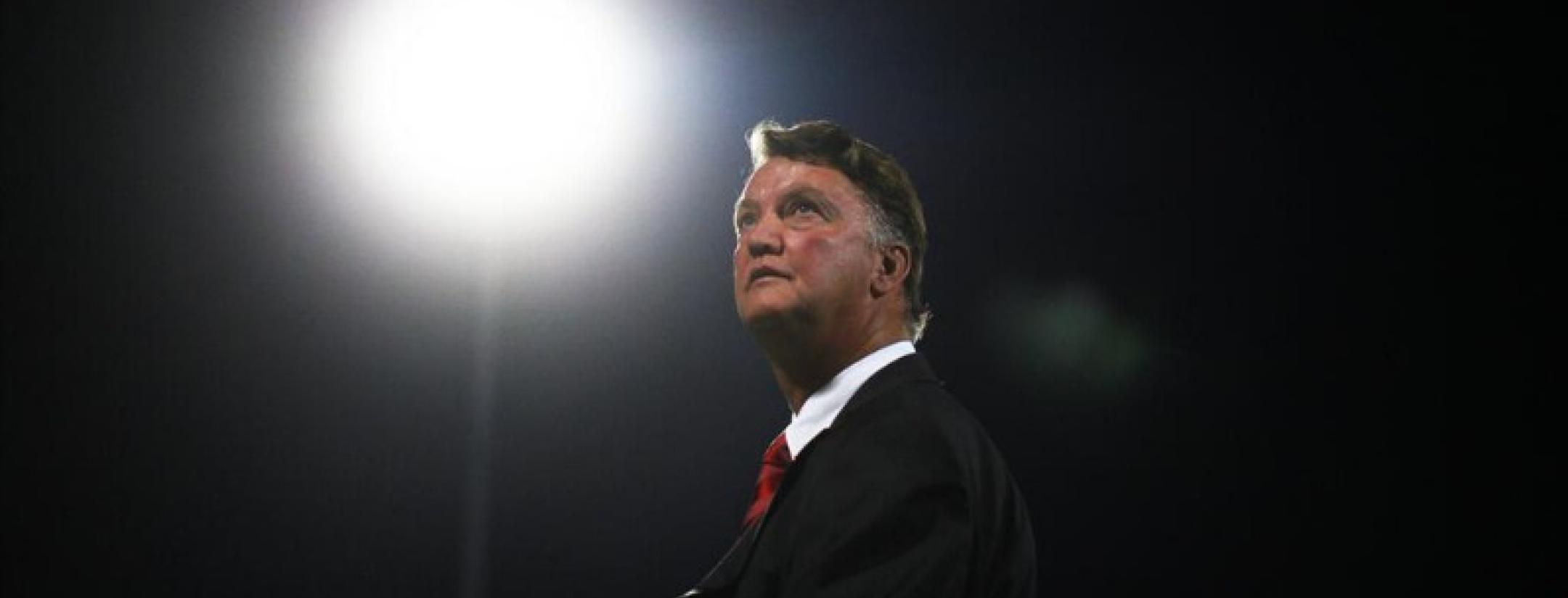 Louis van Gaal under the bright lights
