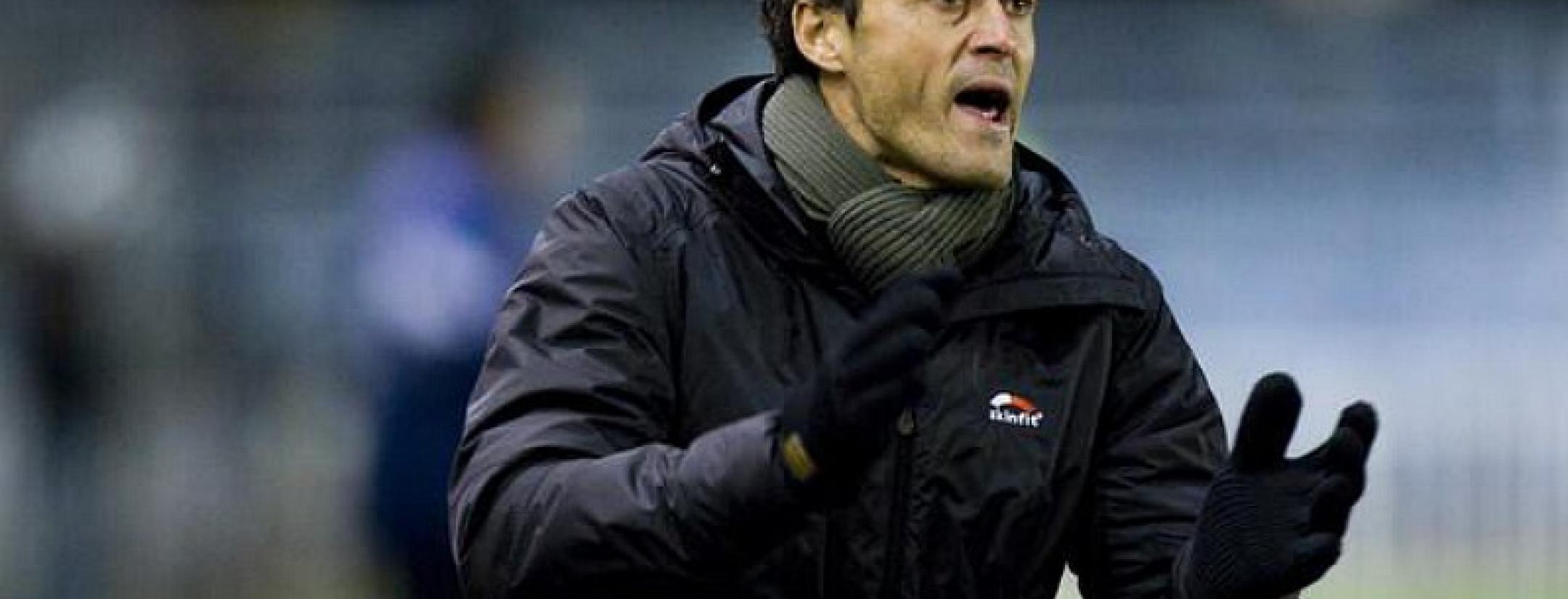 Luis Enrique pictured here on the pitch will be the new manager at Barcelona 