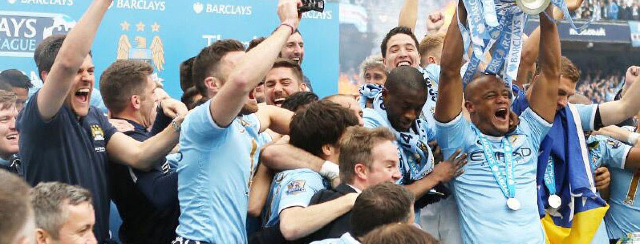 Manchester City celebrates