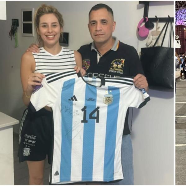 Exequiel Palacio's ex wife sells jersey worn in World Cup final