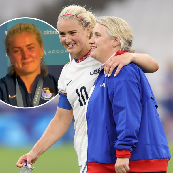 Lindsey Horan emotional press conference Emma Hayes