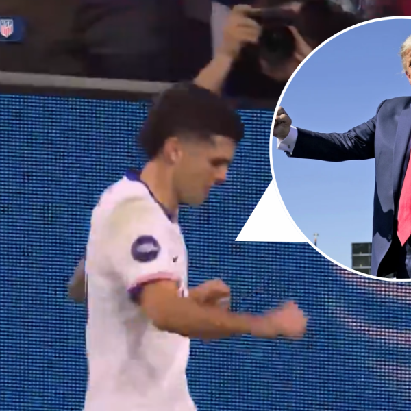 Christian Pulisic Trump celebration