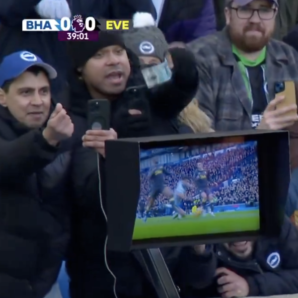 Brighton fan waves money