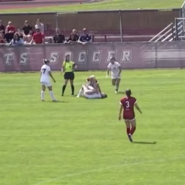 Rutgers UMass soccer fight