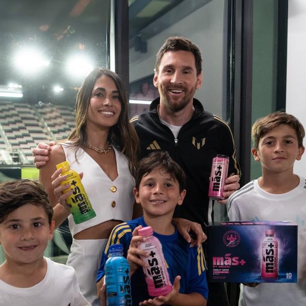 Lionel Messi Mas+ drink draws comparison to Prime