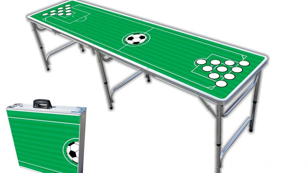 Last Minute Soccer Gifts Amazon Prime: Soccer Beer Pong Table 