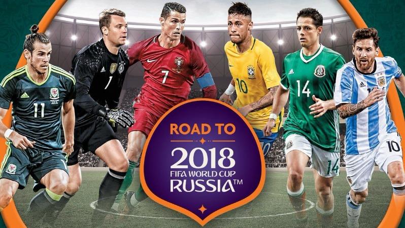 FIFA World Cup Russia 2018 Football Soccer Car Bumper Sticker Decal 4.6"X5" 
