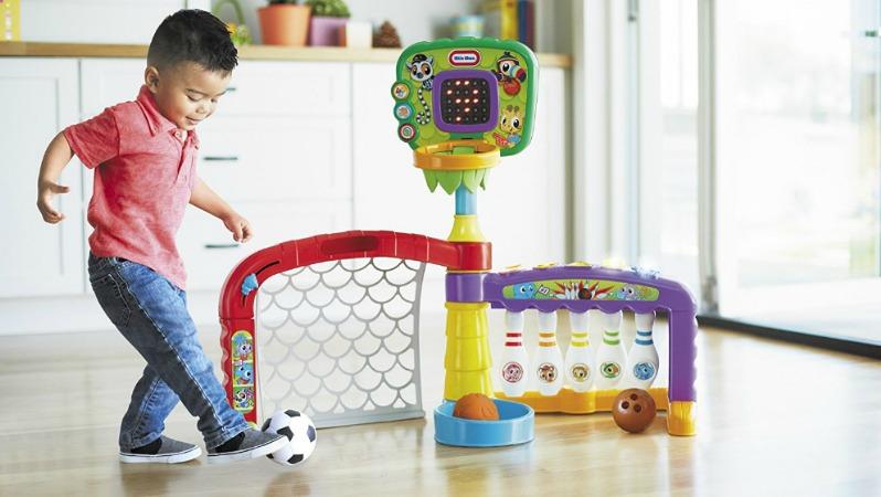 Best Soccer Gifts For Kids - Little Tikes 3-In-1 Sports Zone Baby Infant Toy
