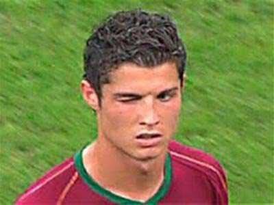 Cristiano Ronaldo winky face