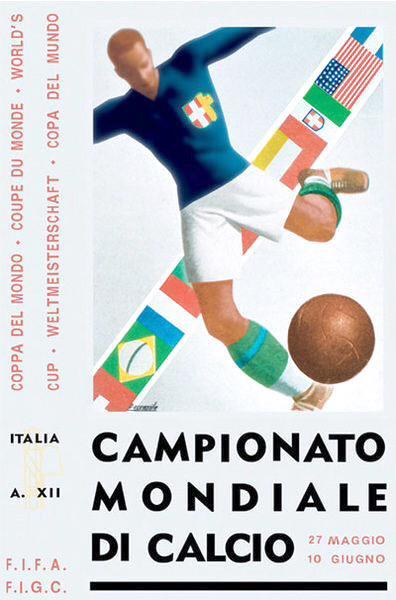 1954 World Cup Official Poster Repro 