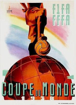 1938 World Cup poster