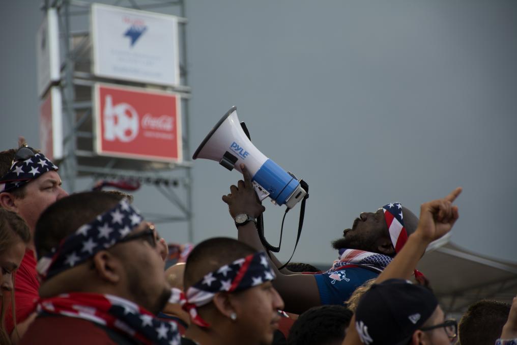 Megaphone Guy American Outlaws 