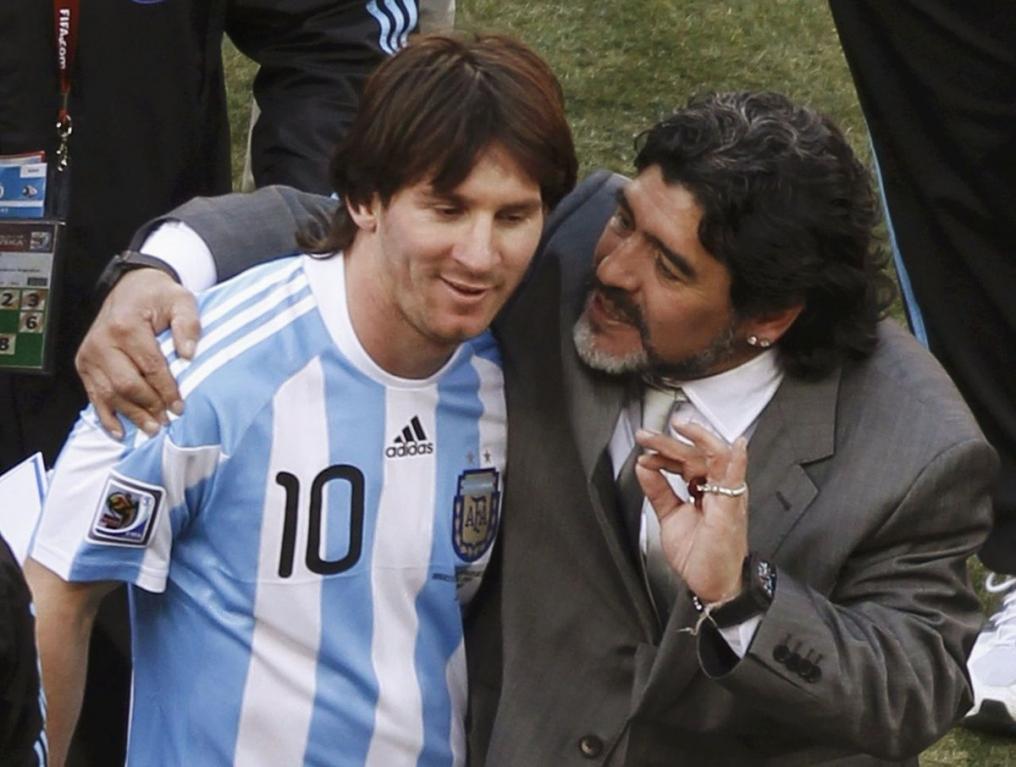 Messi 2010 Maradona