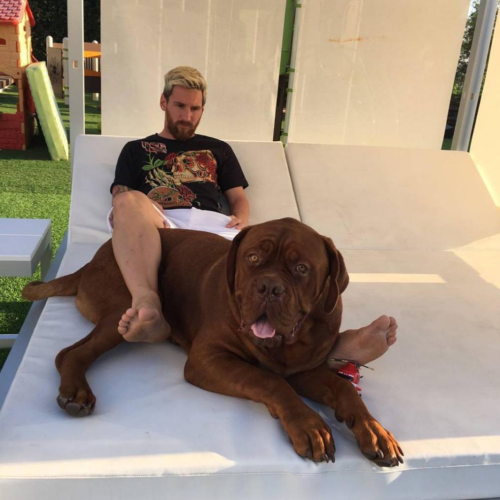 Footballers With Animals