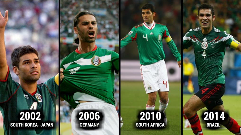 Rafa Marquez World Cup Evolution