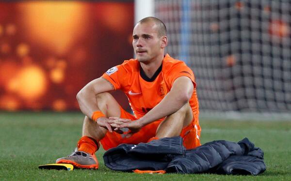 Sad World Cup photos - Wesley Sneijder