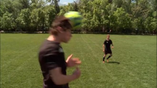 Directional Header Soccer Skills Training Video