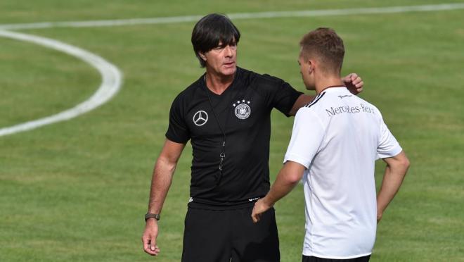 Joachim Low and Joshua Kimmich