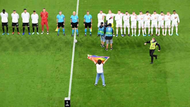 Germany Hungary Rainbow Flag Colors Pitch Invader