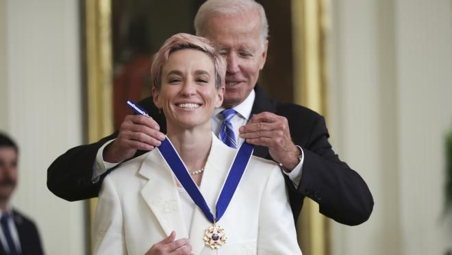 Why Rapinoe was given Presidential Medal Of Freedom