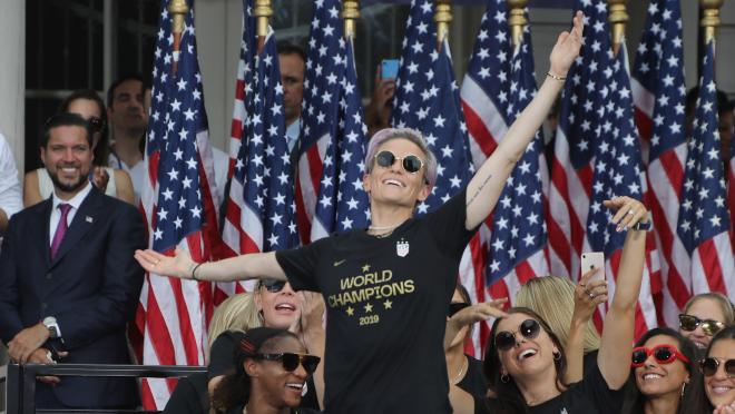 Megan Rapinoe speech New York City