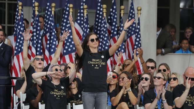 USWNT visit White House