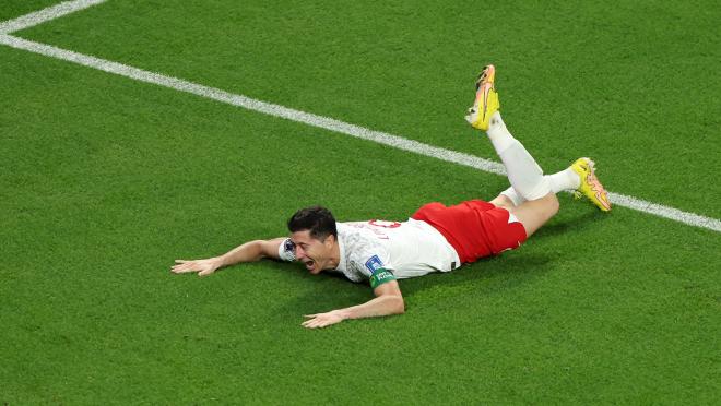 Primer gol de Robert Lewandowski en un Mundial