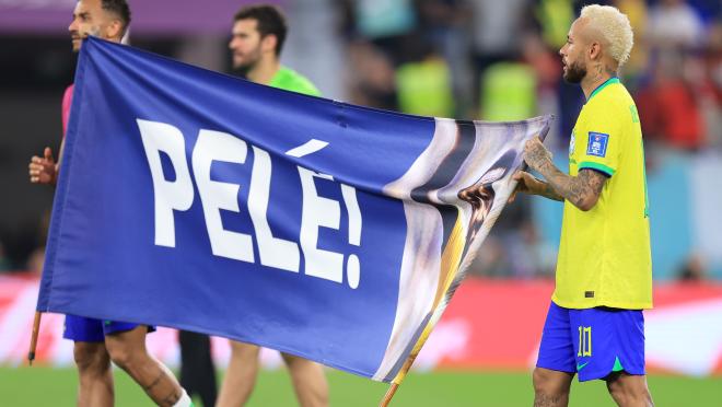 Neymar one goal from Pele's record