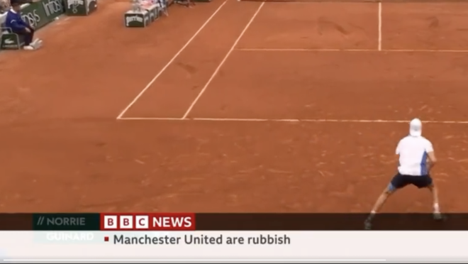 Manchester United Rubbish BBC Ticker