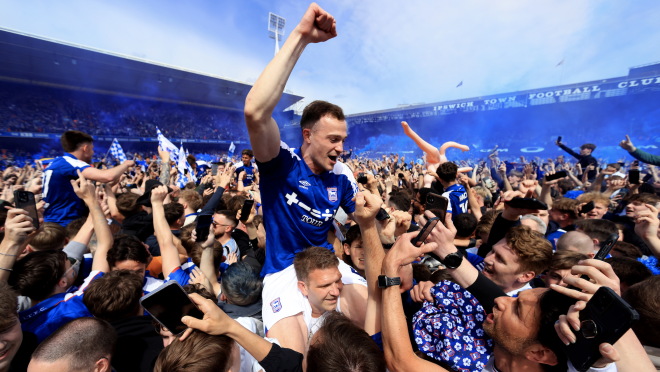 Ipswich Town promotion celebrations