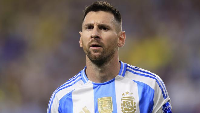 Messi not playing for Argentina