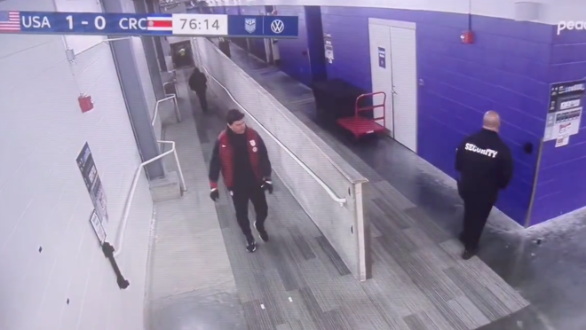 Suspected Pochettino bathroom run