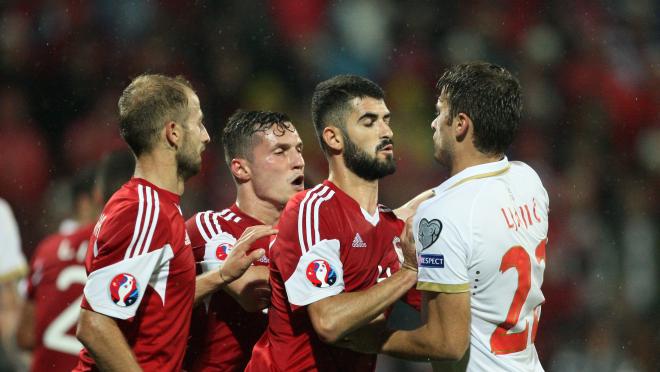 Serbia Albania World Cup qualifying group reaction