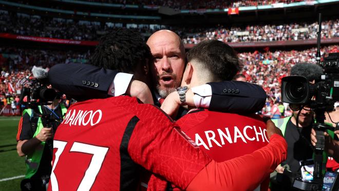 Garnacho goal vs Man City leads United to FA Cup glory