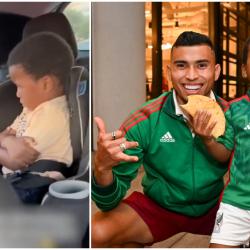 Mexican quesadillas kid meets El Tri