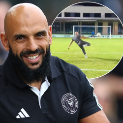 Messi bodyguard goal