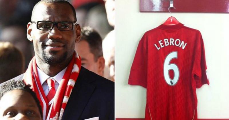 lebron james liverpool jersey