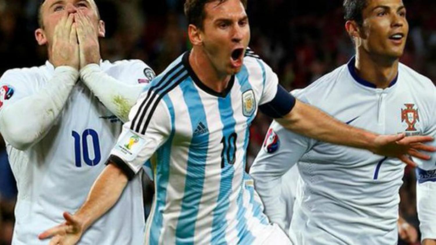 Which Players Do Messi, Rooney And Ronaldo Look Up To?