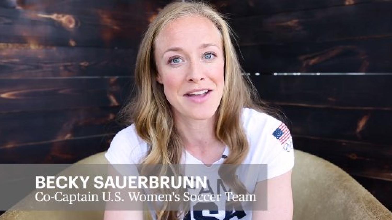 Becky Sauerbrunn Is Right About Crunchy Peanut Butter And Beards