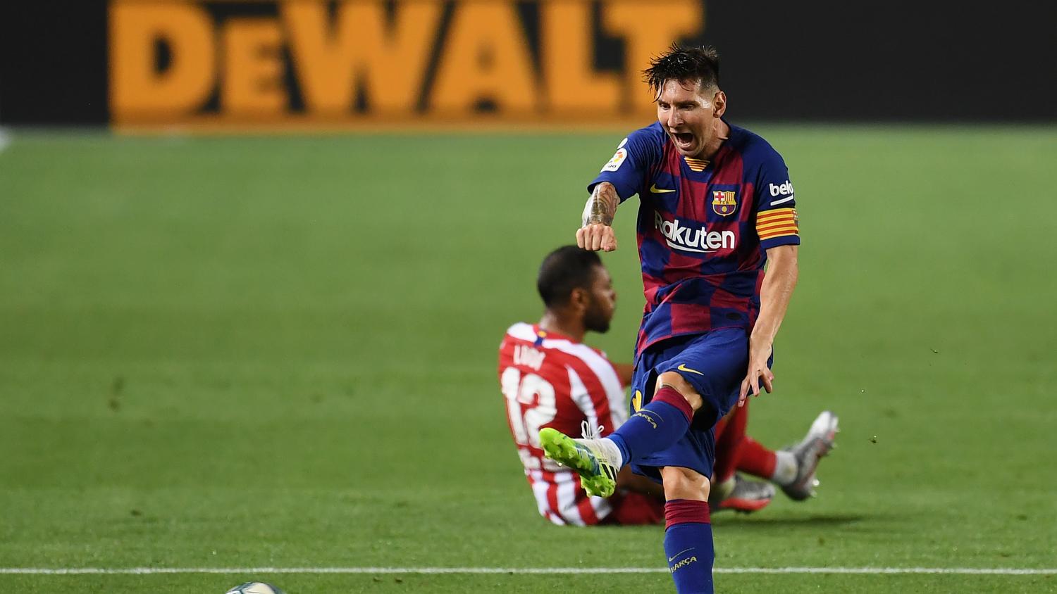 Afstem øge Fighter Barcelona vs Atletico Madrid Highlights: Messi Scores No. 700