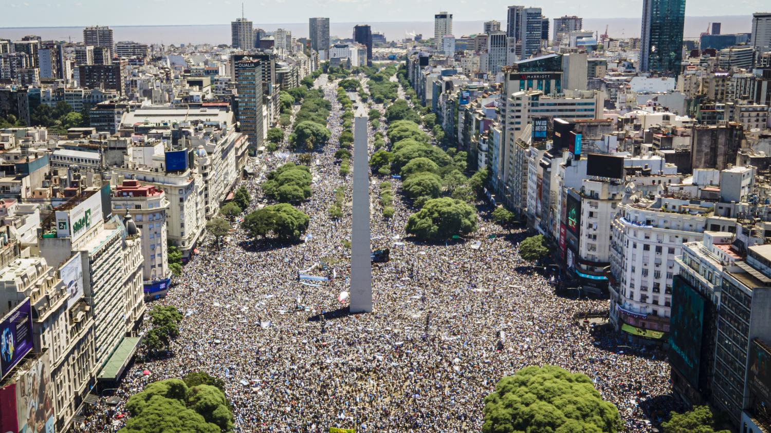 Watch Argentina World Cup Parade Videos Of 4 Million Fans   GettyImages 1245746771 