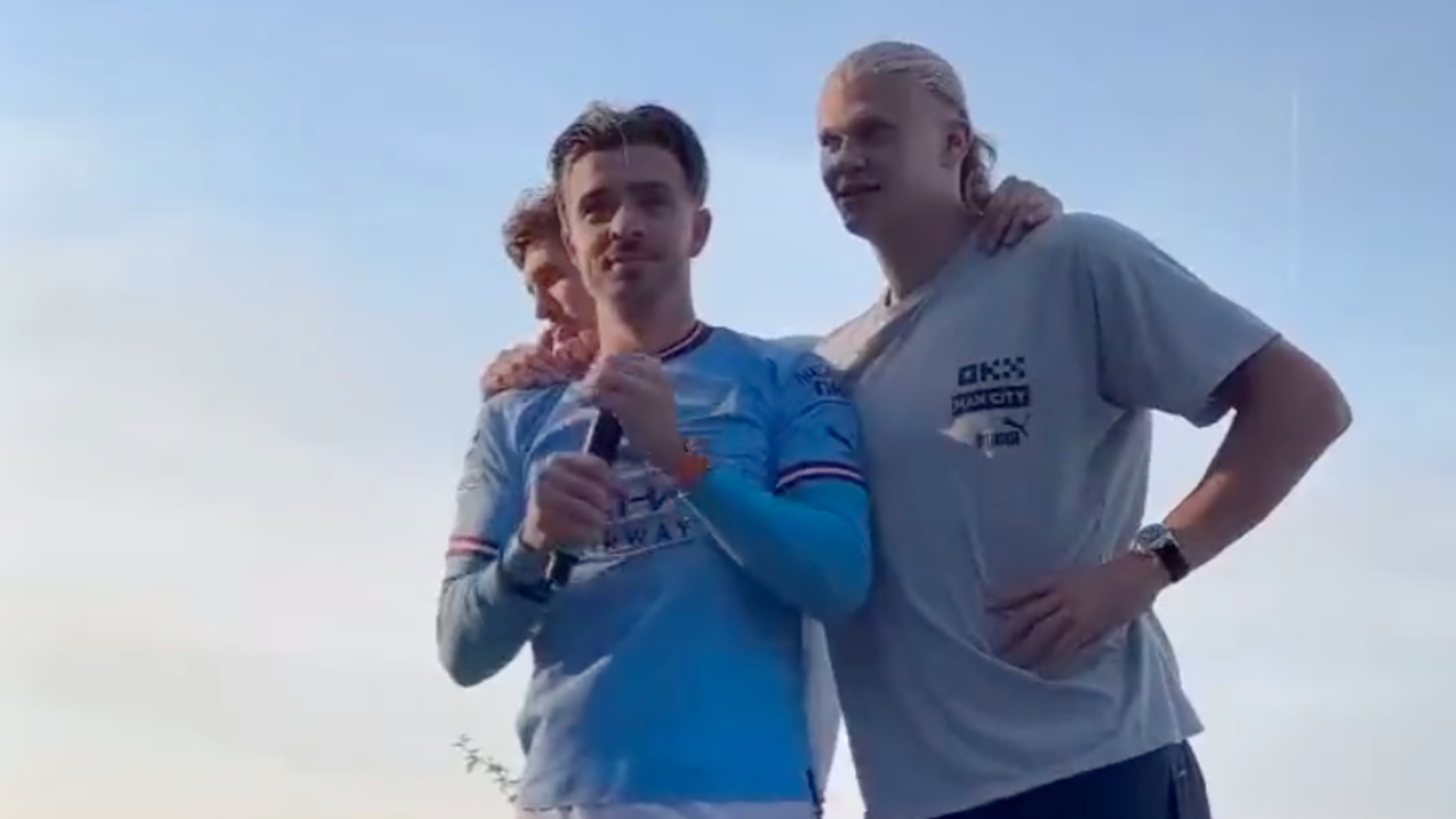 Jack Grealish Champions League Celebration In Full City Kit