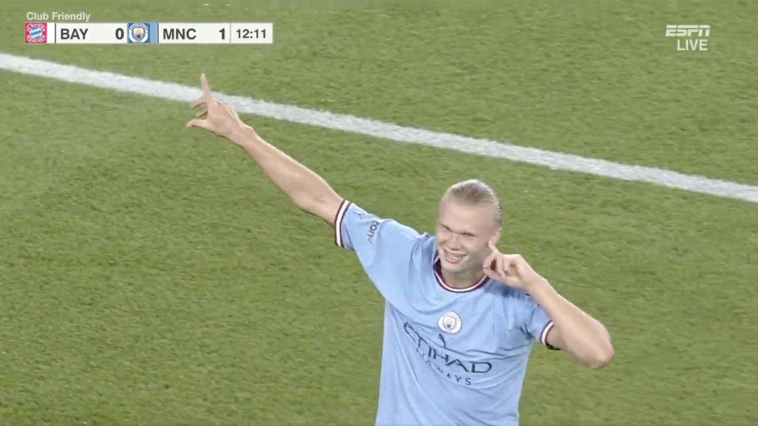 Watch: First Erling Haaland Manchester City Goal