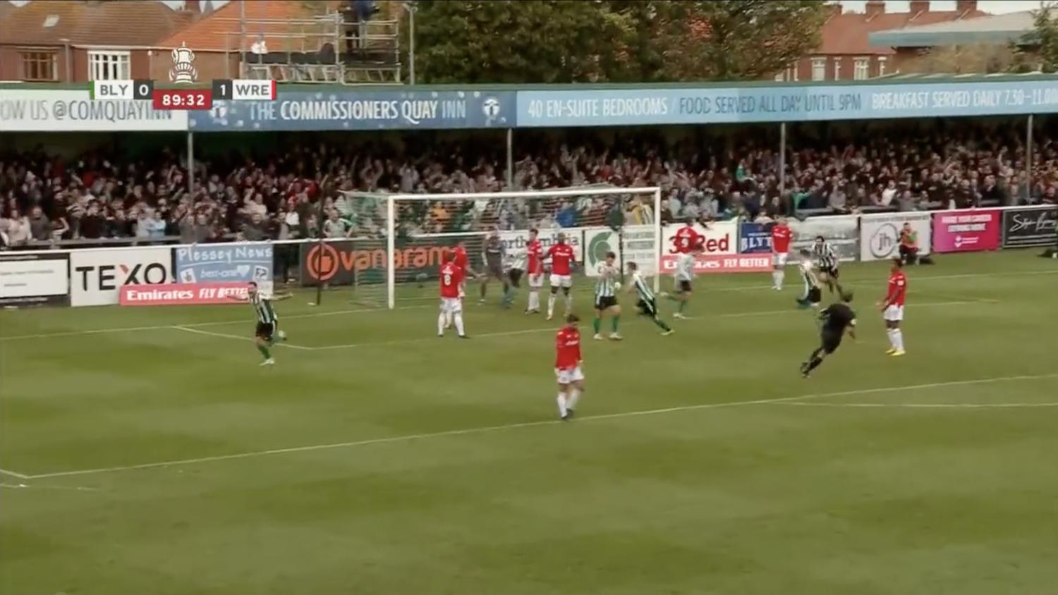 Blyth Spartans force FA Cup replay against Wrexham on ESPN