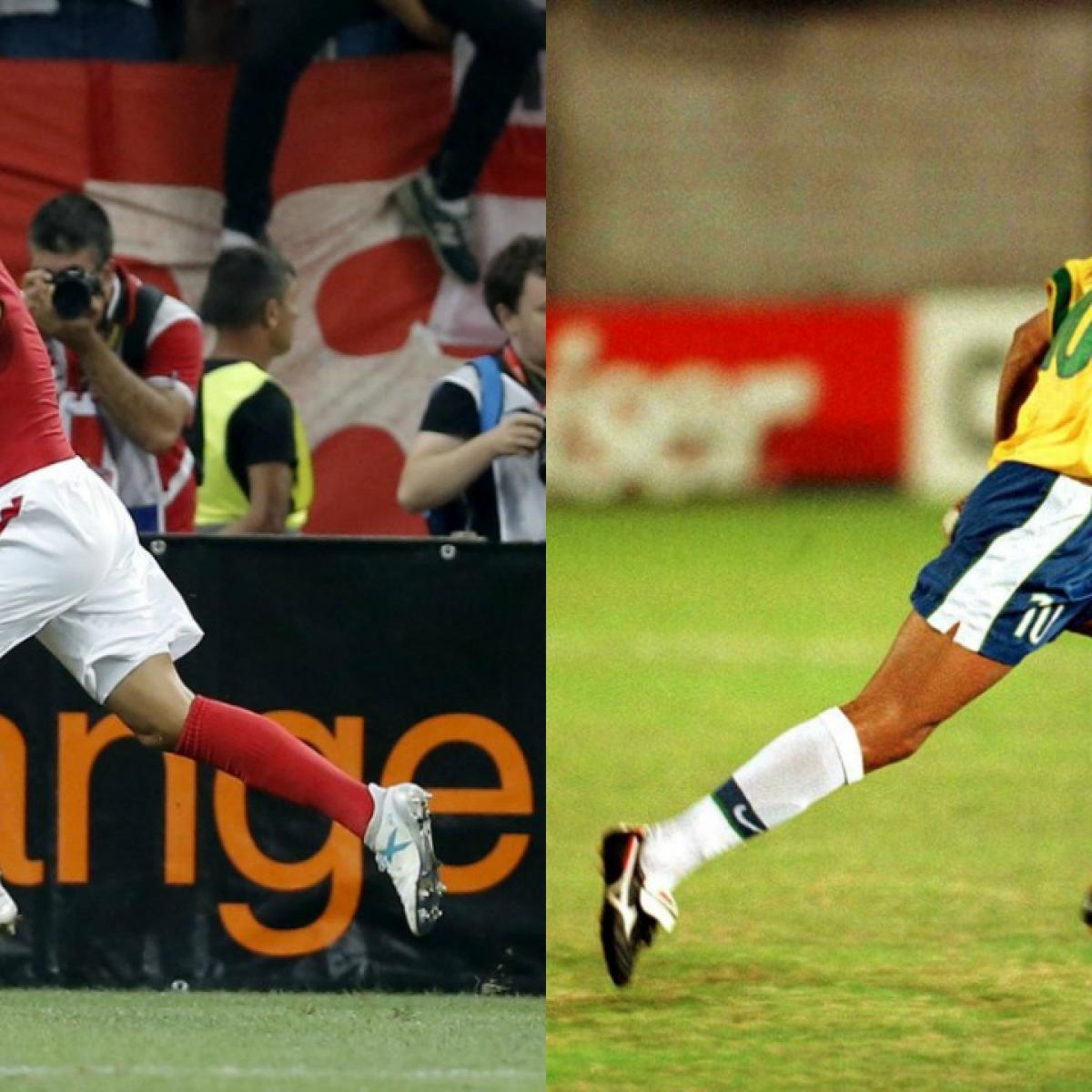 Rivaldinho and father Rivaldo
