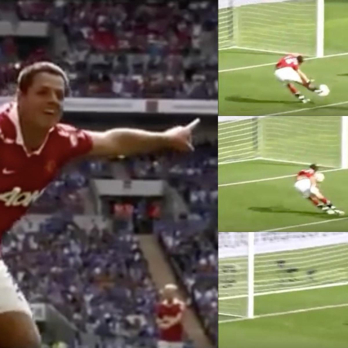 Chicharito FA Community Shield Goal