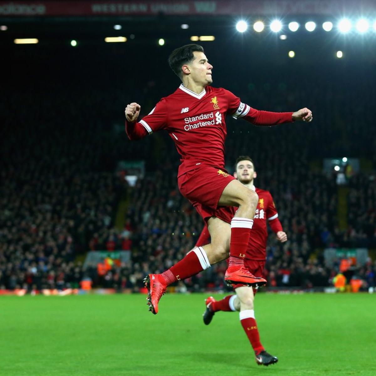 Coutinho outside the box goal vs Swansea