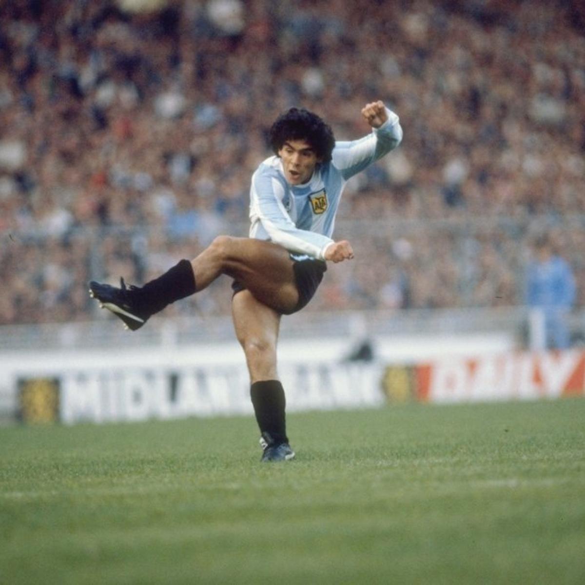Diego Maradona en 1980