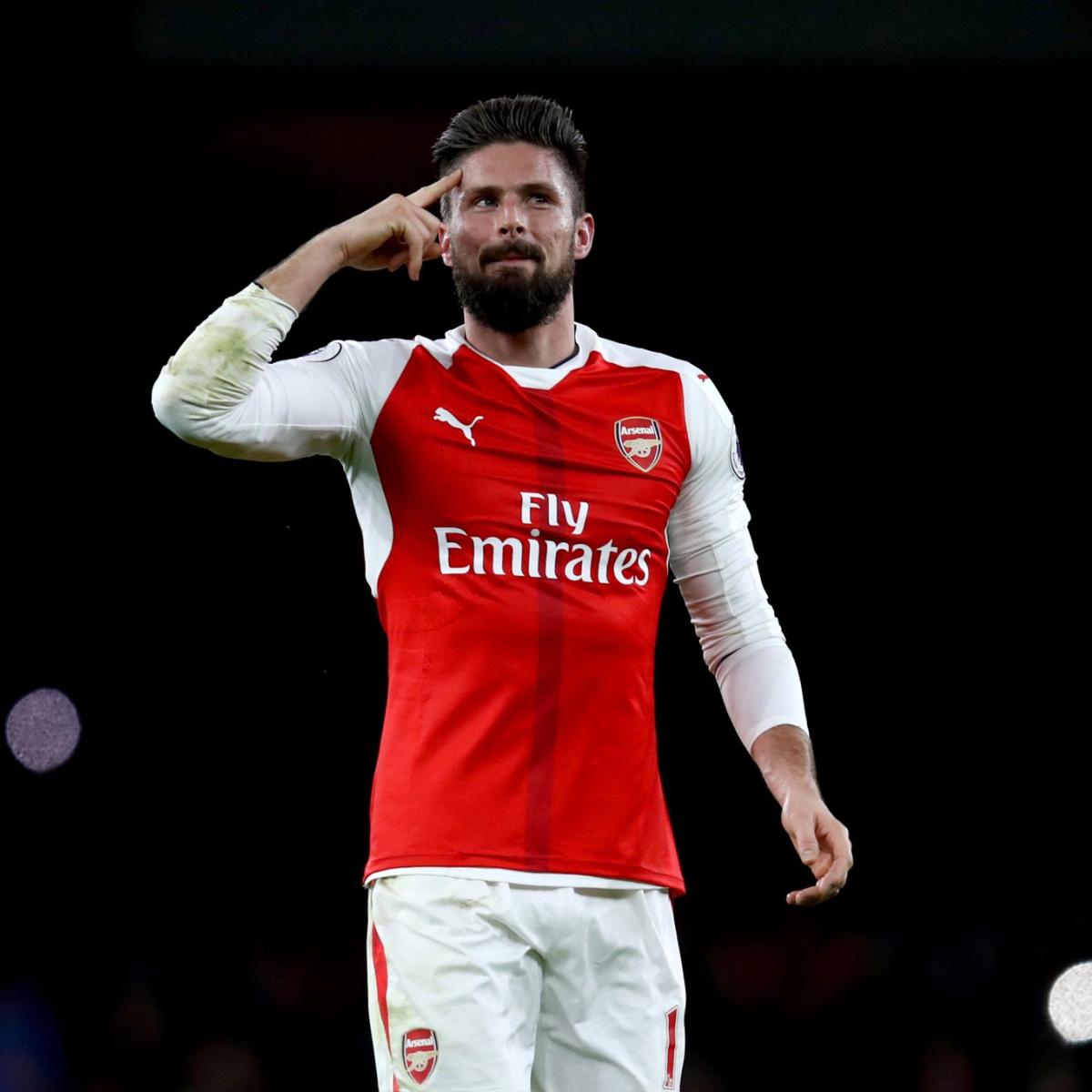 Olivier Giroud Gives Arsenal A 2 Goal Lead Against Southampton